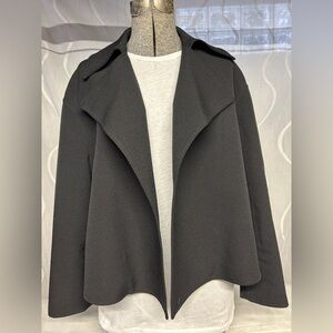 Anne Klein Black Satin Jacket